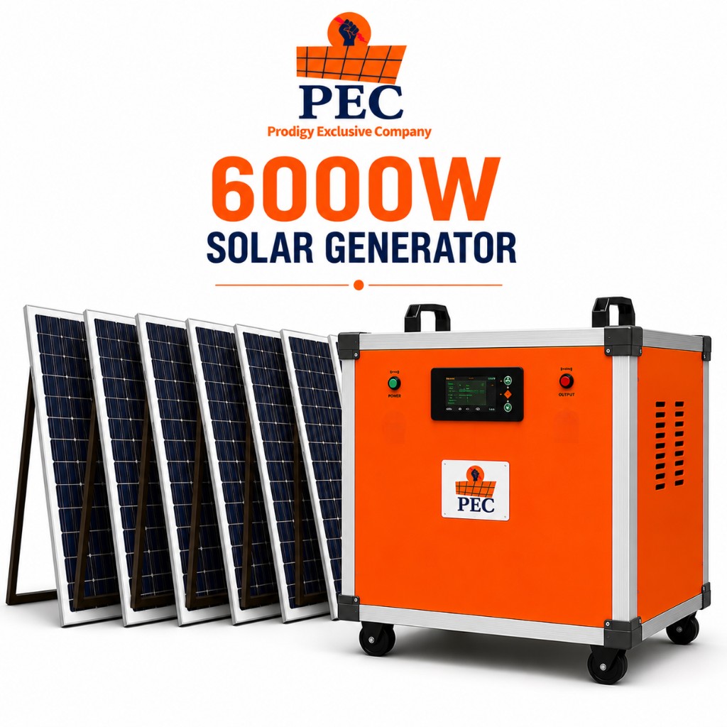 PEC 6000W Solar Generator