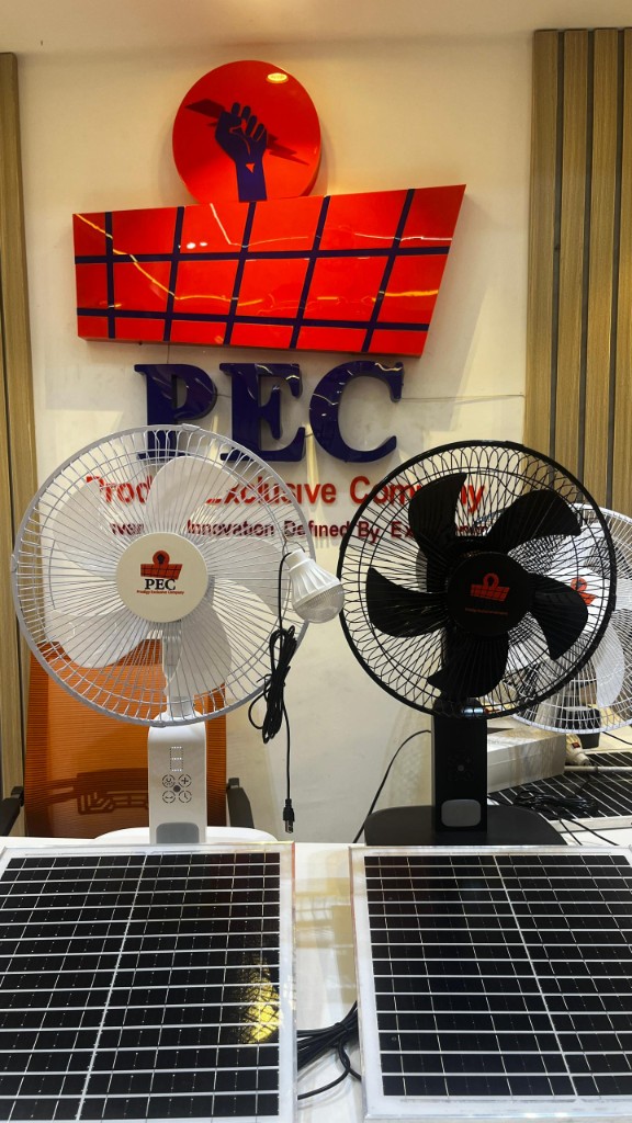 PEC Standing Solar Fan Kit from Prodigy Exclusive Company