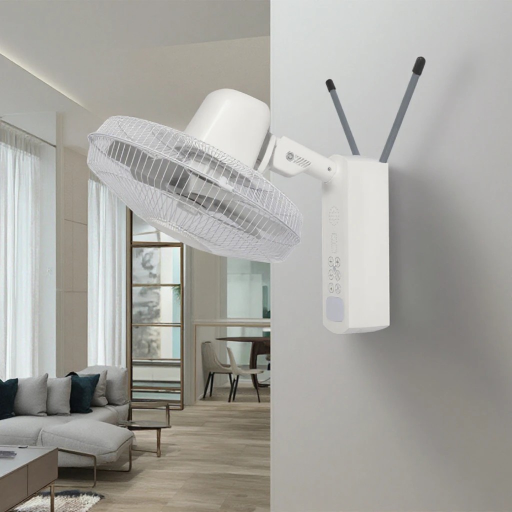 Wall-Mounted Solar Fan from Prodigy Exclusive Company