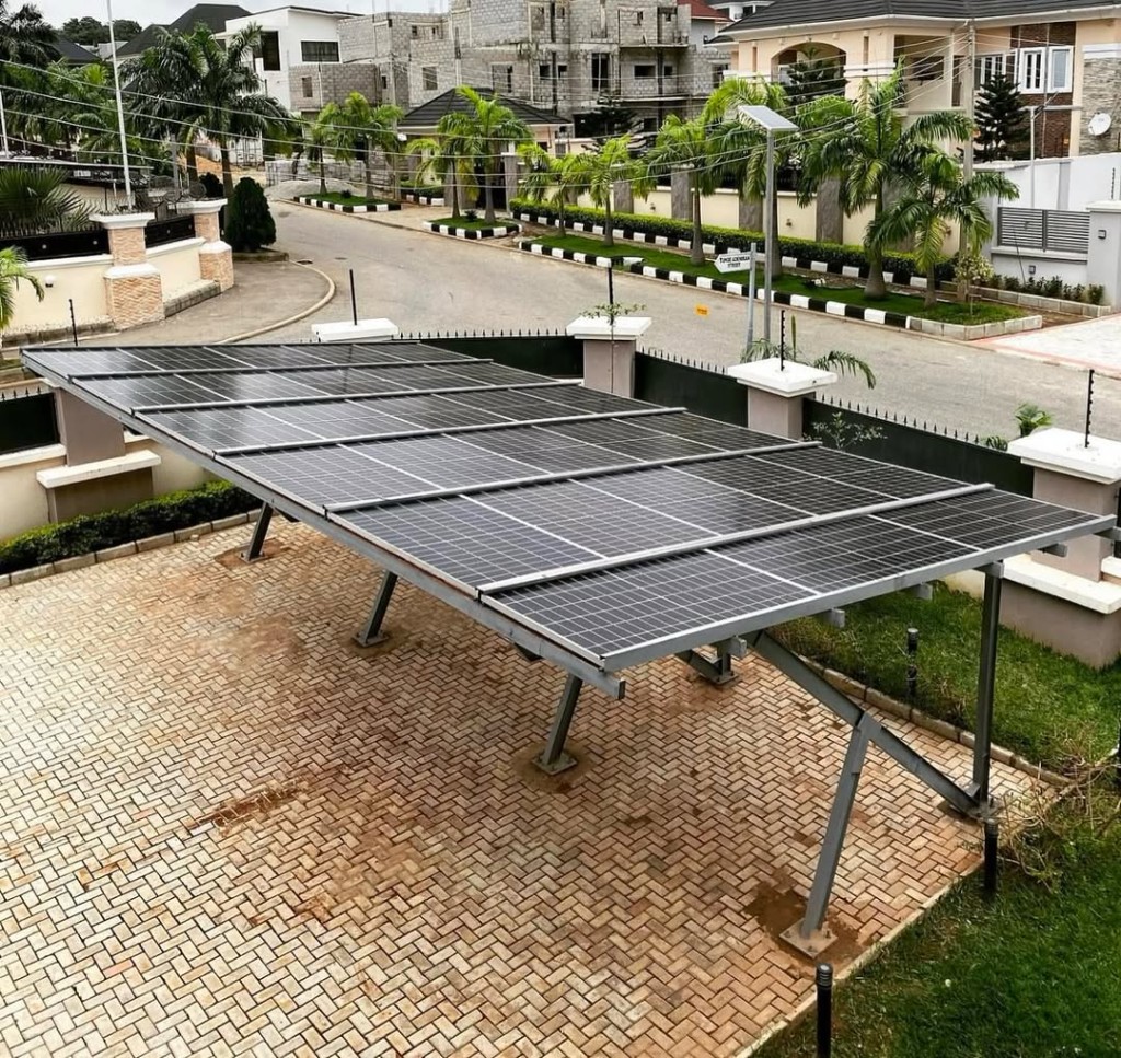 Residential Solar Carport by Prodigy Exclusive Company