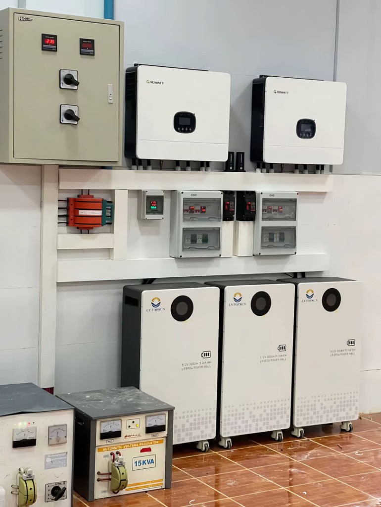 Hybrid Inverter & Battery Bank by Prodigy Exclusive Company